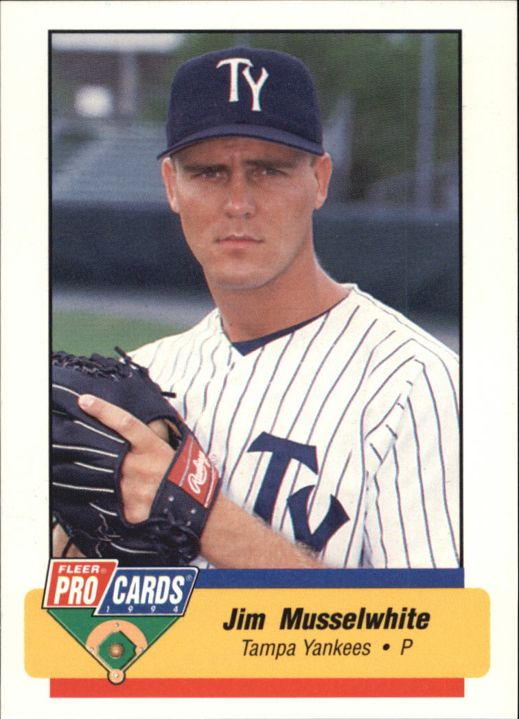 1994 BOWMAN JIM MUSSELWHITE NEW YORK YANKEES #27