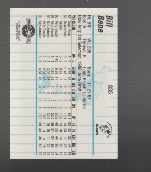 B6600- 1994 Fleer/ProCards Minor League BB Group1 -You Pick- 15+ FREE US SHIP - Picture 83 of 209