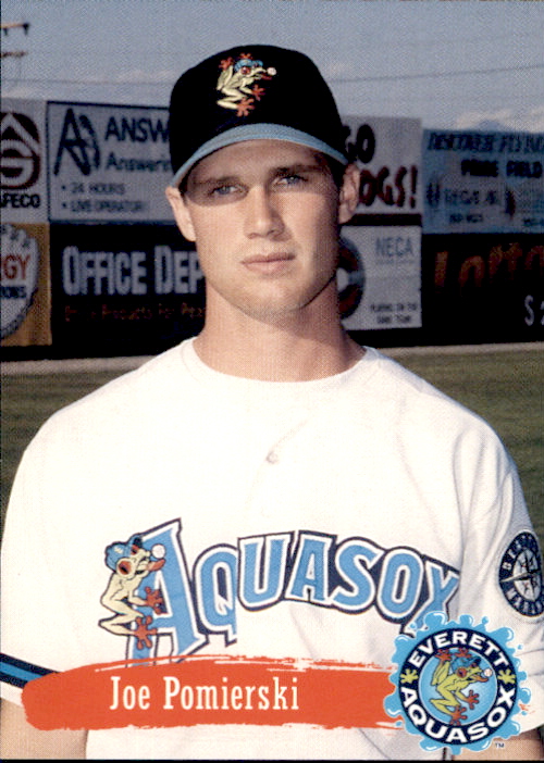 1995 Everett Aquasox Team Issue 15 Joe Pomierski Biloxi Mississippi MS