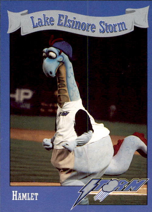 1995 Lake Elsinore Storm Team Issue 28 Hamlet Mascot Sea Serpent