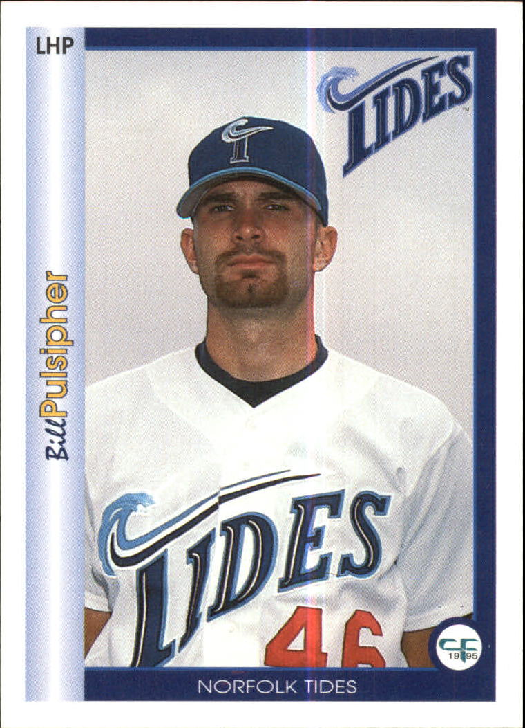 1995 Norfolk Tides Team Issue #23 Bill Pulsipher - NM-MT