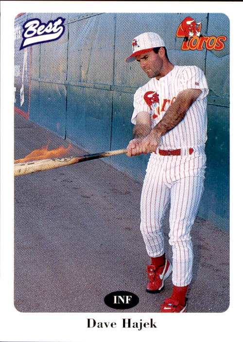 1996 Tucson Toros Best 10 Dave Hajek Roseville California CA Baseball