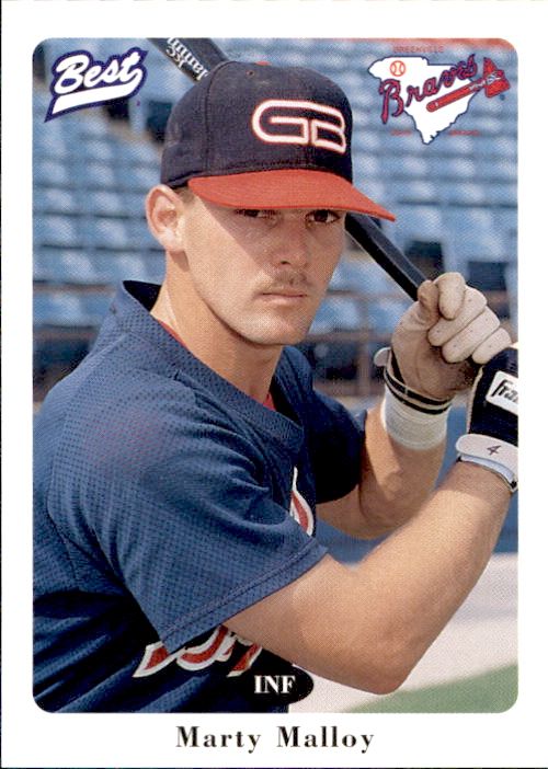 1996 Greenville Braves Best 18 Marty Malloy Gainesville Florida