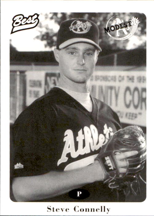 1996 Modesto A's Best 24 Steve Connelly Long Beach California CA