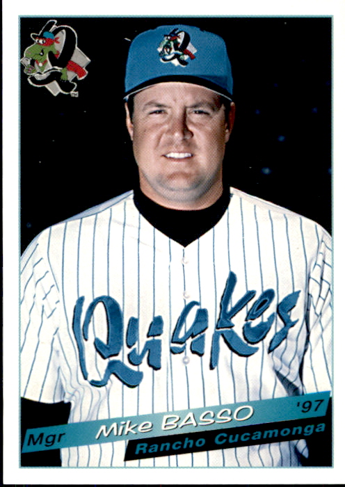 1997 Rancho Cucamonga Quakes Grandstand #25 Mike Basso Pearland Texas ...