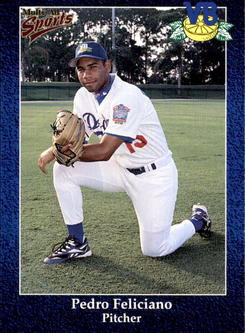 1998 Vero Beach Dodgers Multi-Ad #8 Pedro Feliciano