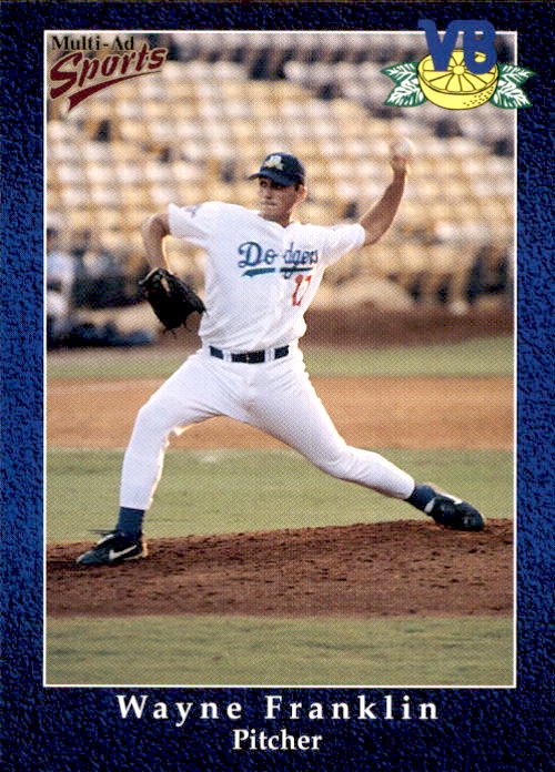 1998 Vero Beach Dodgers Multi-Ad #10 Wayne Franklin