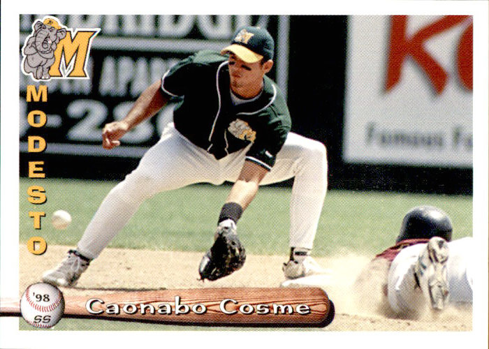 1998 Modesto A's Grandstand 8 Caonabo Cosme Dominican Republic DR
