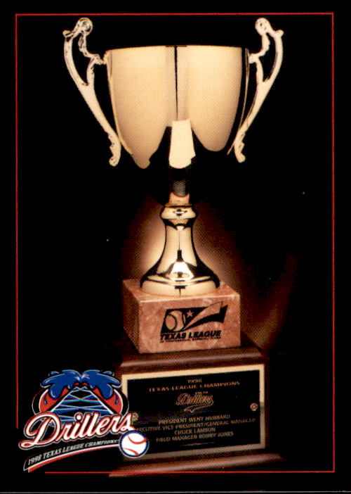 1998 Tulsa Drillers Texas League Champions Team Issue 32 Championship