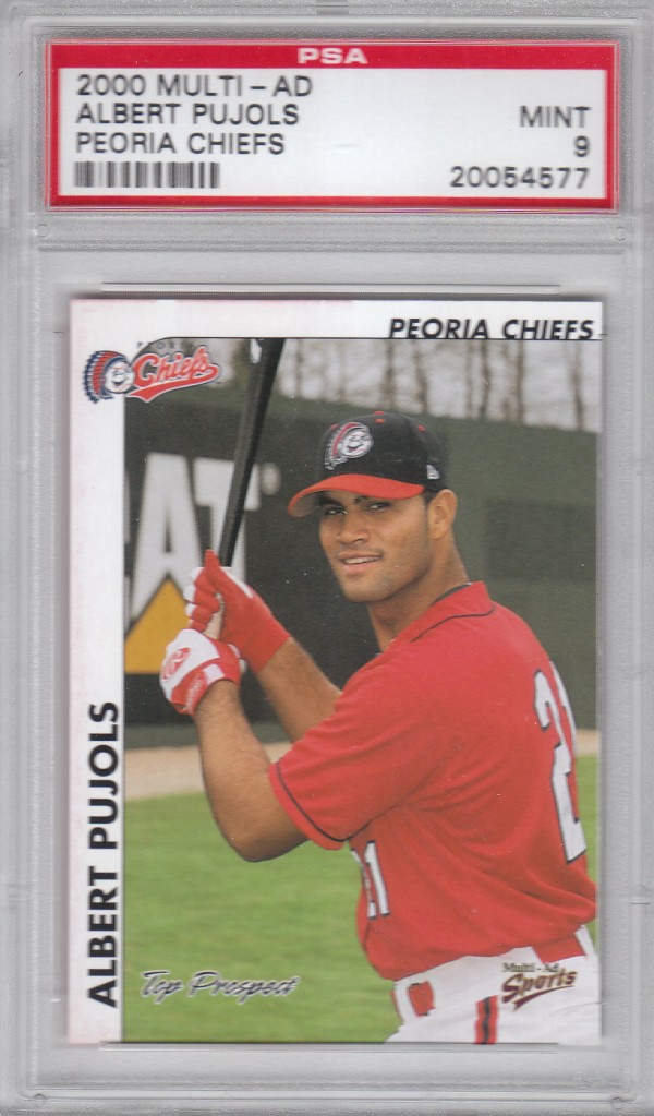 2000 Midwest League Top Prospects Multi-Ad #21 Albert Pujols