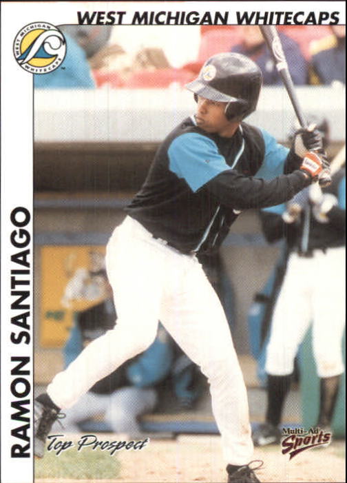 2000 Midwest League Top Prospects Multi-Ad #23 Ramon Santiago