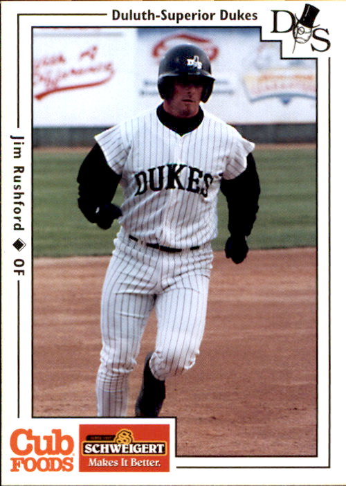 2000 DuluthSuperior Dukes Warning Track 15 Jim Rushford San Diego