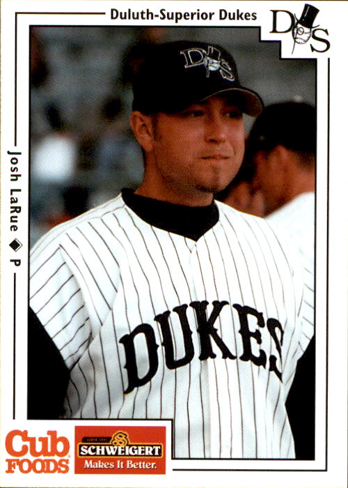2000 DuluthSuperior Dukes Warning Track 22 Josh LaRue Englewood