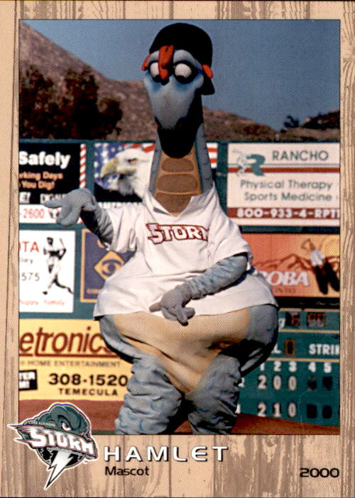 2000 Lake Elsinore Storm Grandstand 16 Hamlet MASCOT NM Baseball