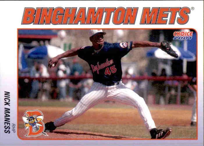 2001 Binghamton Mets Choice #19 Nick Maness