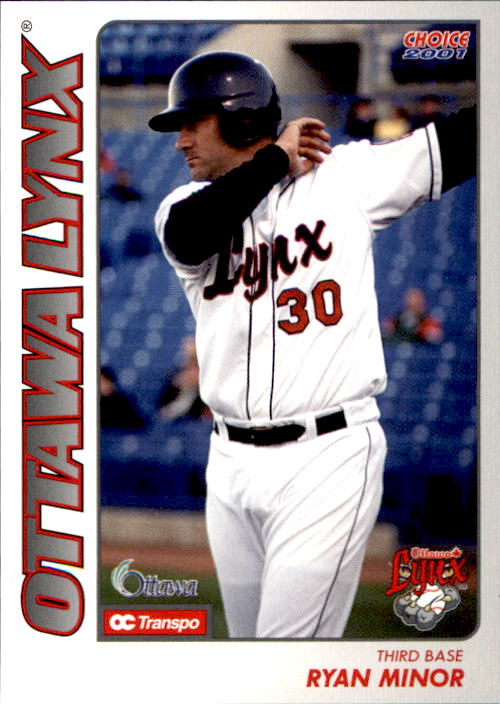 2001 Ottawa Lynx Choice 2 Ryan Minor Edmond Oklahoma OK Baseball Card eBay