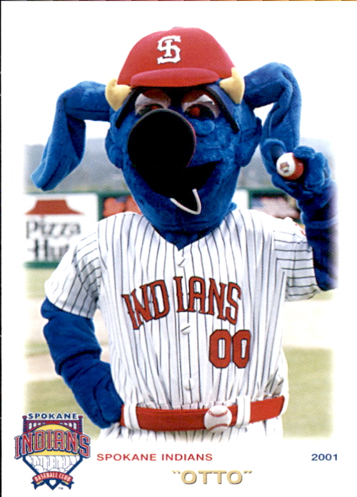 2001 Spokane Indians Grandstand #22 Otto MASCOT Baseball Card | eBay