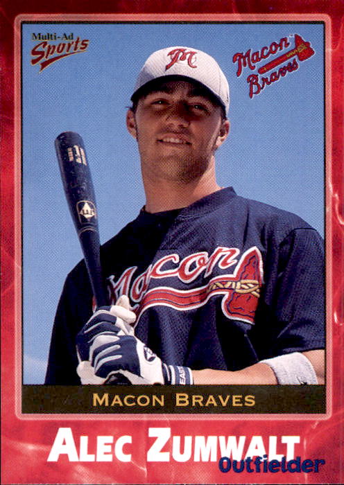 2001 Macon Braves Multi-Ad #6 Alec Zumwalt