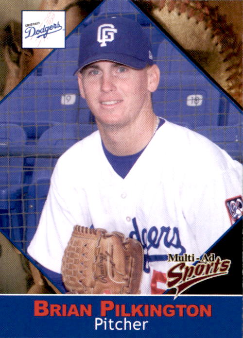 2001 Great Falls Dodgers Multi-Ad #23 Brian Pilkington - NM | eBay