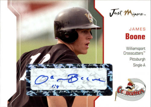 2006 Just Autographs Signatures #4 James Boone/775 *