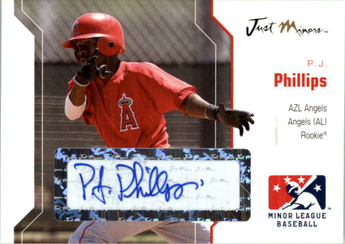 2006 Just Autographs Signatures #46 P.J. Phillips/775 *