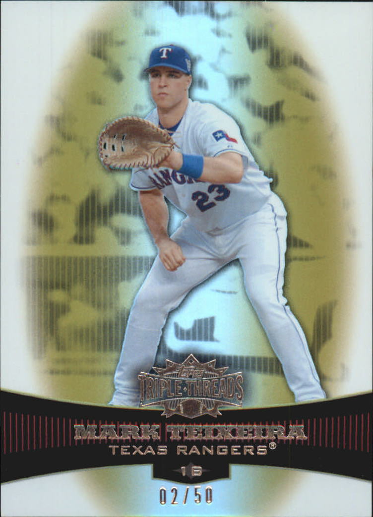 2006 Topps Triple Threads Gold #89 Mark Teixeira