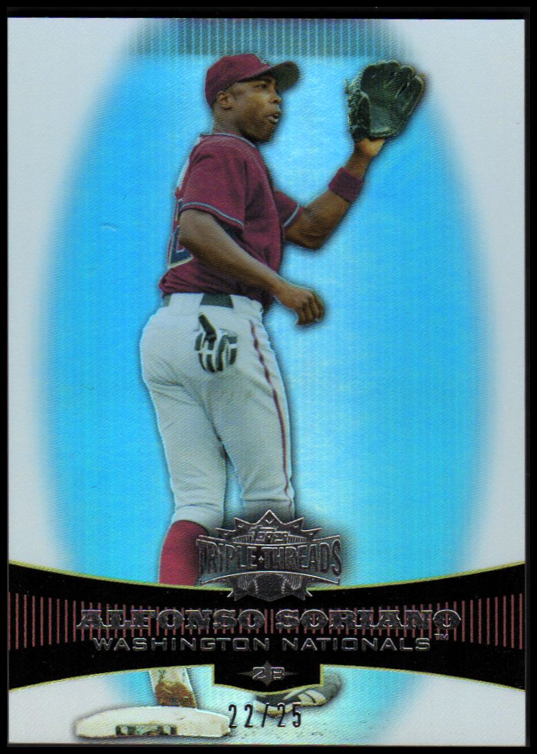 2006 Topps Triple Threads Sapphire #43 Alfonso Soriano