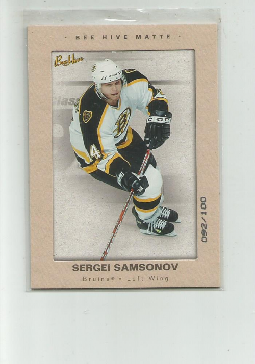 2005-06 Beehive Matte #8 Sergei Samsonov