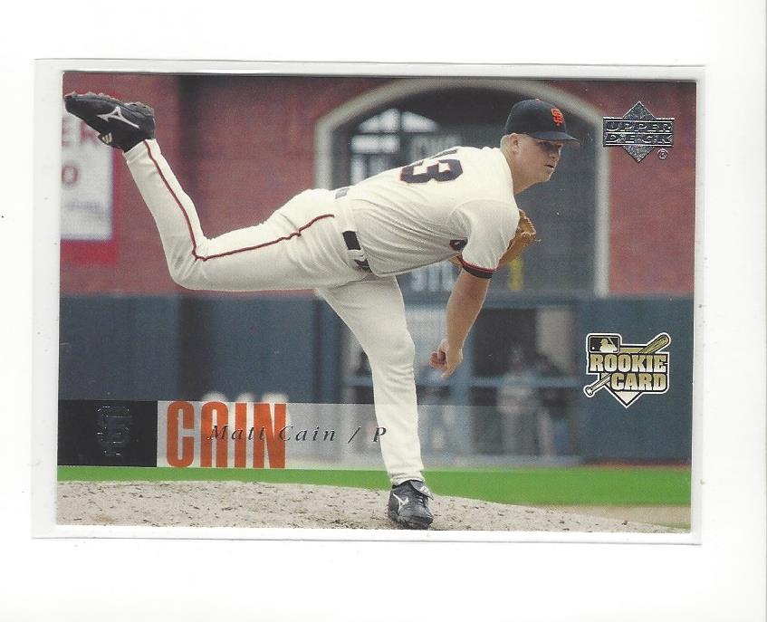 2006 Upper Deck #394 Matt Cain