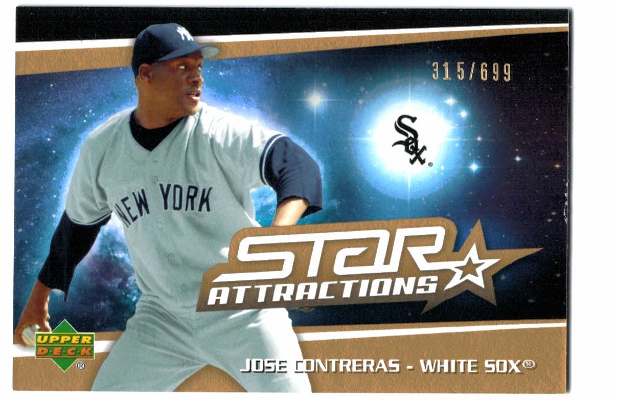 2006 Upper Deck Star Attractions Gold #JC Jose Contreras