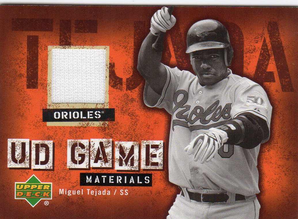 2006 Upper Deck UD Game Materials #MT Mark Teixeira Jsy S1 on