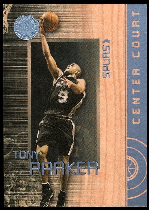 2005-06 Topps First Row Center Court #36 Tony Parker back image