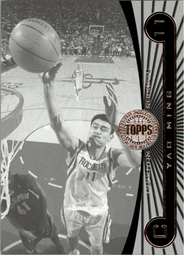 2005-06 Topps First Row Black and White #52 Yao Ming