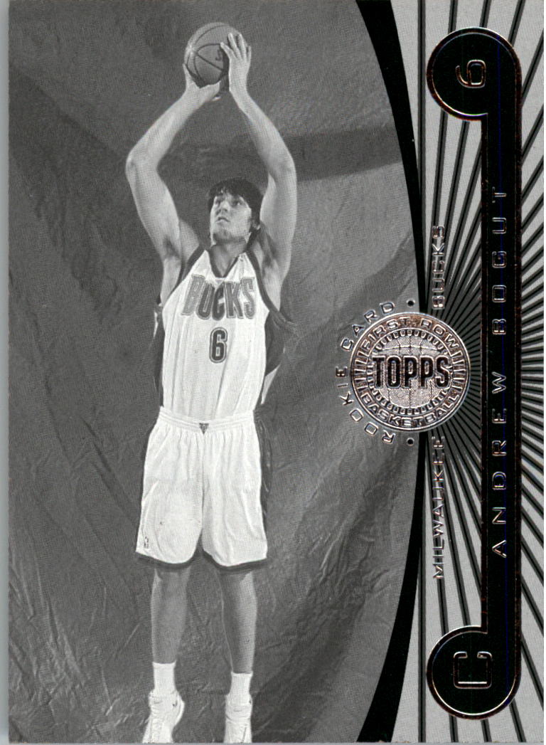 2005-06 Topps First Row Black and White #106 Andrew Bogut