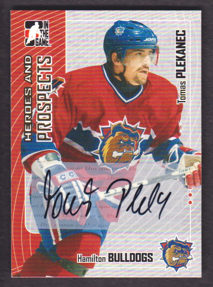 2005-06 ITG Heroes and Prospects Autographs Series II #ATPC Tomas Plekanec