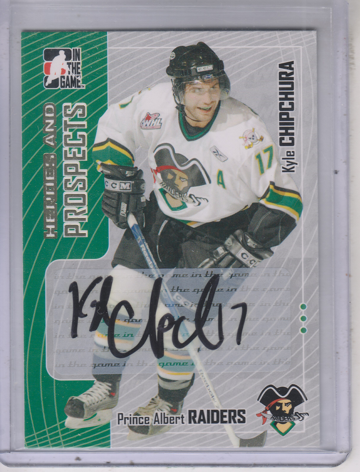 2005-06 ITG Heroes and Prospects Autographs Series II #AKC Kyle Chipchura