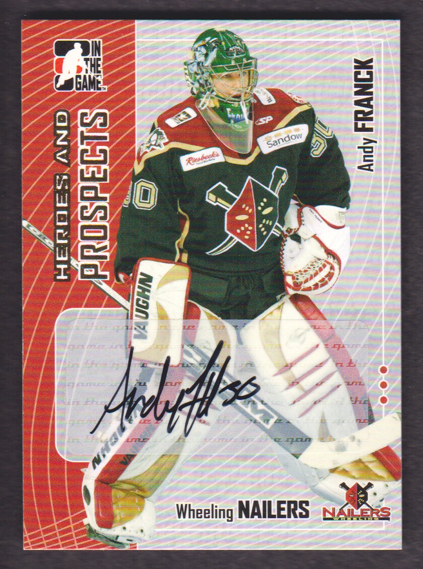 2005-06 ITG Heroes and Prospects Autographs Series II #AAF Andy Franck