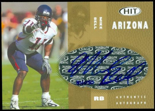 2006 SAGE HIT Autographs Gold #33 Mike Bell