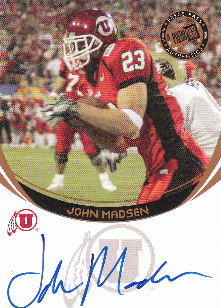 2006 Press Pass Autographs Bronze #44 John Madsen