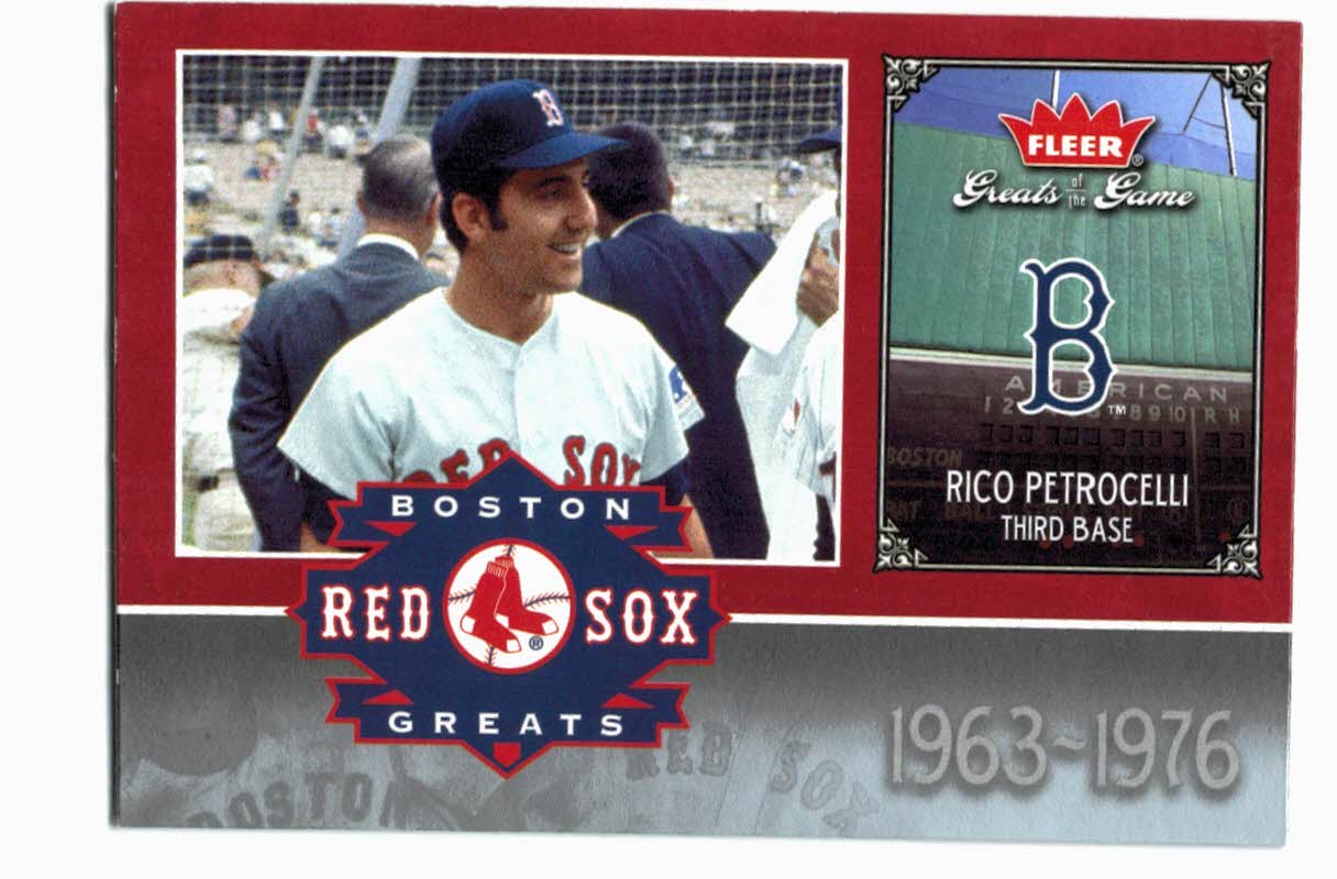 2006 Greats of the Game Red Sox Greats #RP Rico Petrocelli