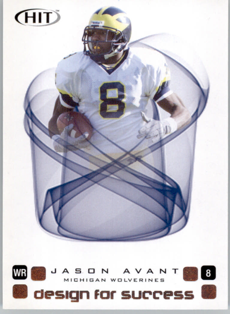 2006 Sage HIT Football "Design for Success Silver" Insert Cards - Picture 66 of 77