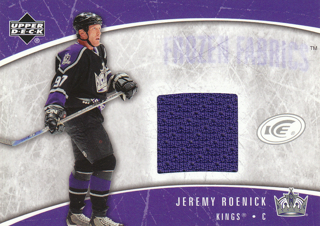 2005-06 Upper Deck Ice Frozen Fabrics #FFJR Jeremy Roenick