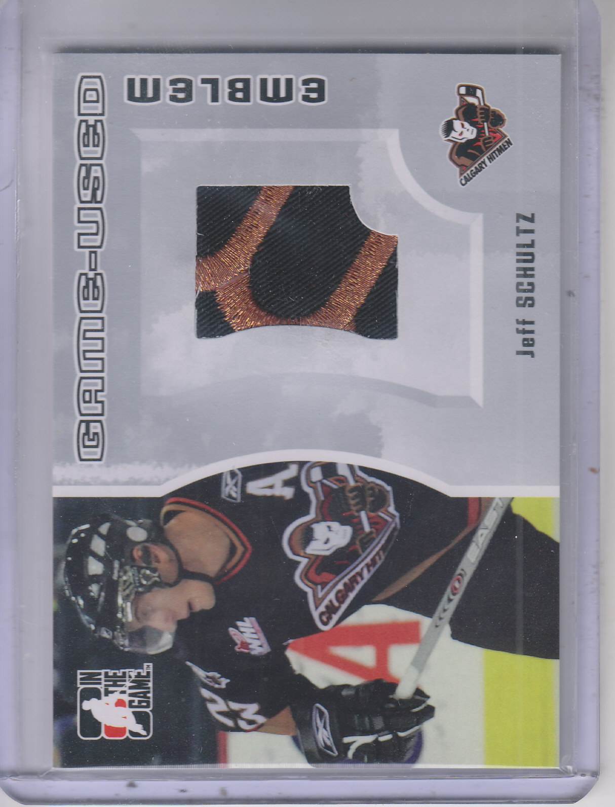 2005-06 ITG Heroes and Prospects Emblems #GUE94 Jeff Schultz