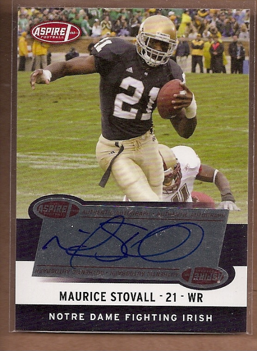 2006 Aspire Autographs #21A Maurice Stovall