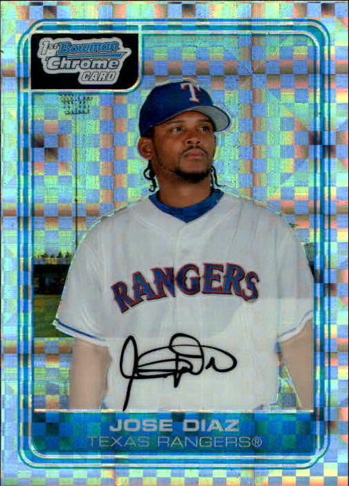 2006 Bowman Chrome Prospects X-Fractors #BC72 Jose Diaz