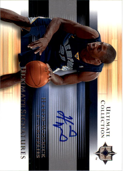 2005-06 Ultimate Collection Signatures #USHW Hakim Warrick