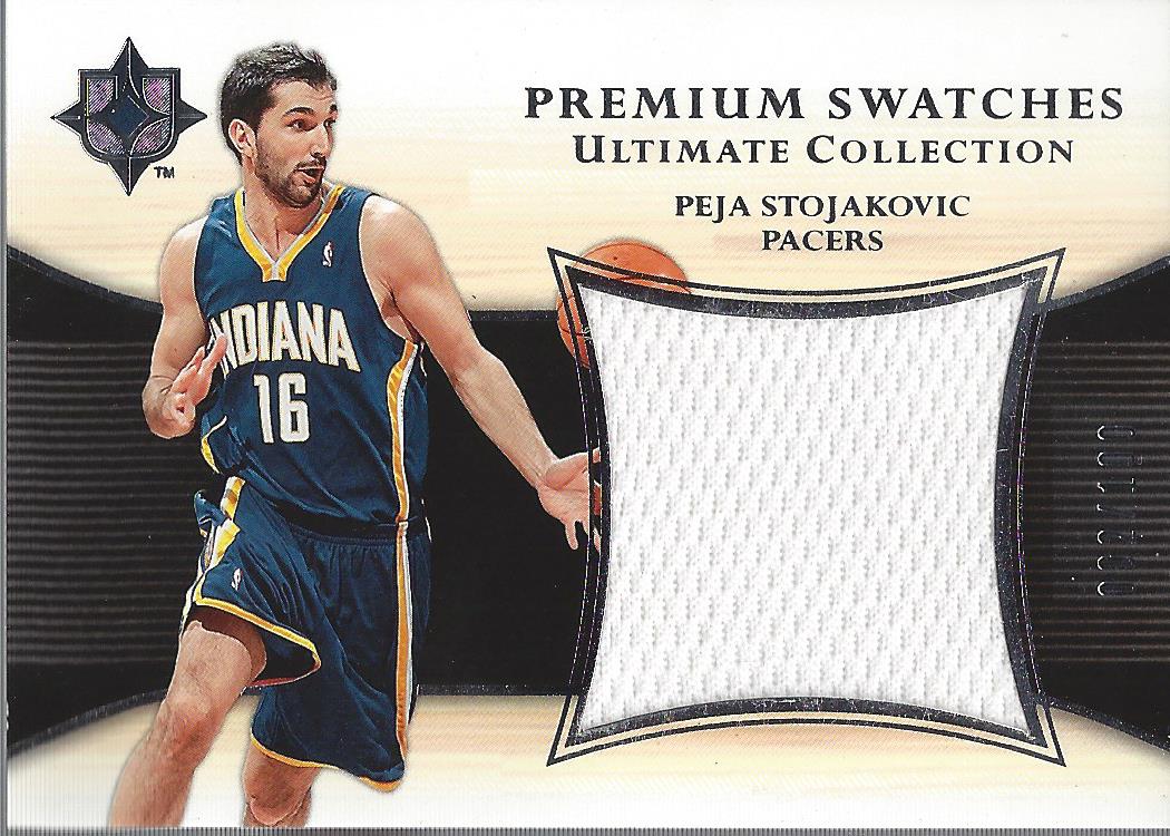 2005-06 Ultimate Collection Premium Swatches #PSPS Peja Stojakovic