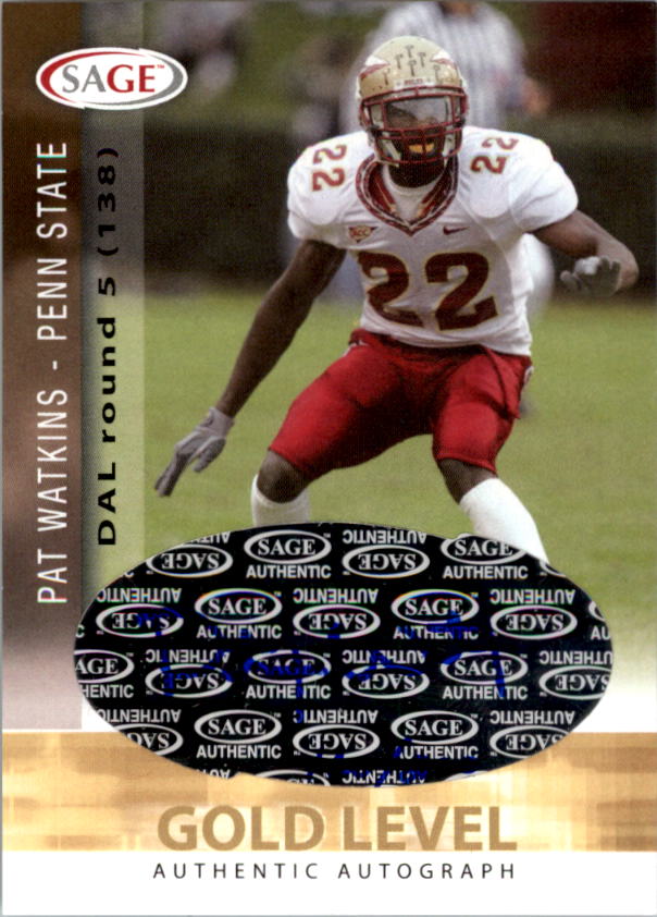 2006 SAGE Football Card Pick (Inserts)