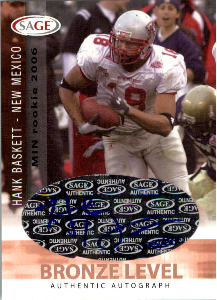 2006 SAGE Football Card Pick (Inserts)