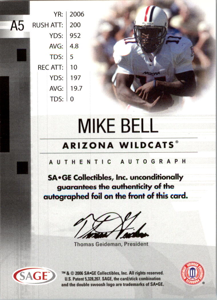 2006 SAGE Football Card Pick (Inserts)